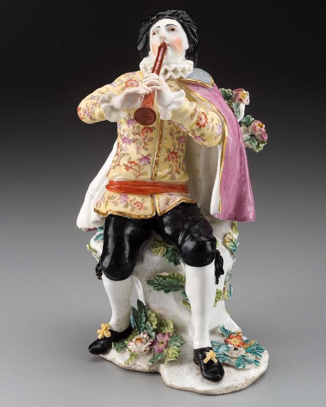 Seated figure of Mezzetin
