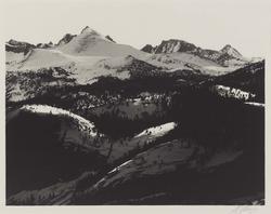 Abode of Snow, Yosemite National Park (from Parmelian Prints of the High Sierras)