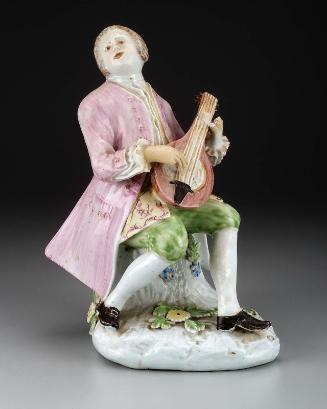 Seated musician