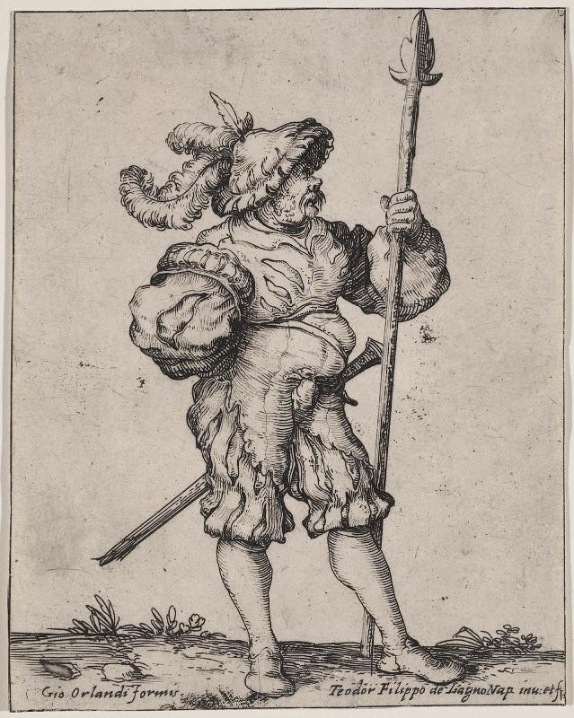Soldier Holding a Pike