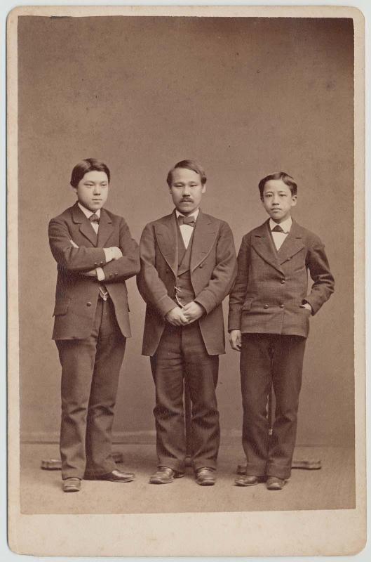 Portrait of Tanaka Sadayoshi, Tsuchiya Seigen and Yoshikawa Shigekichi