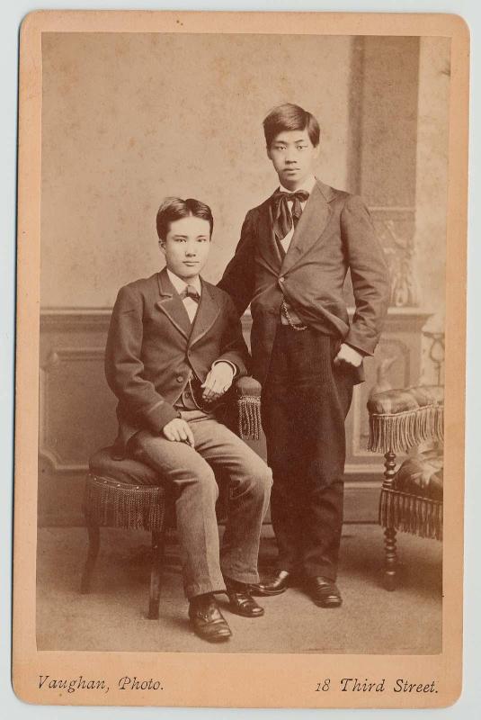 Portrait of Y. Enouye and Unidentified Man