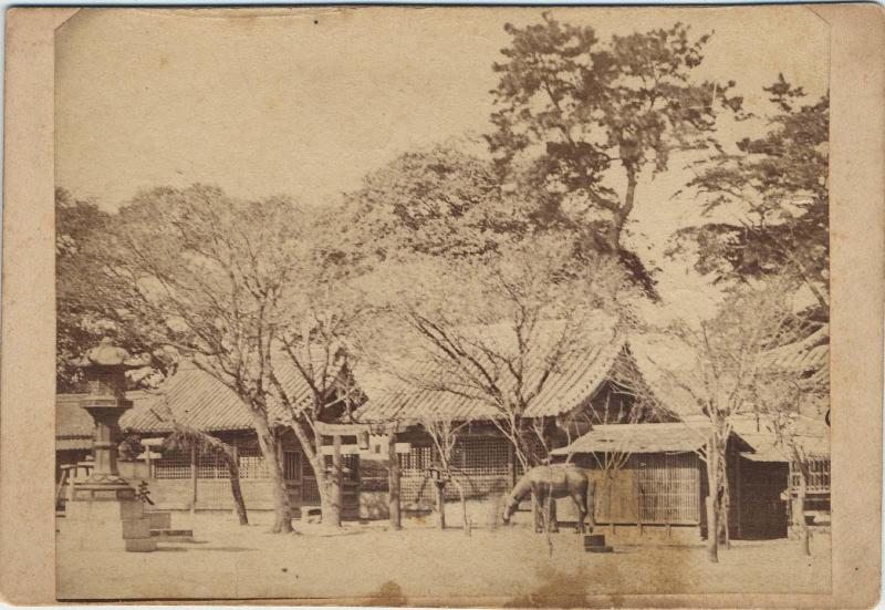 Temple in Hakozaki, Chikuzen Province