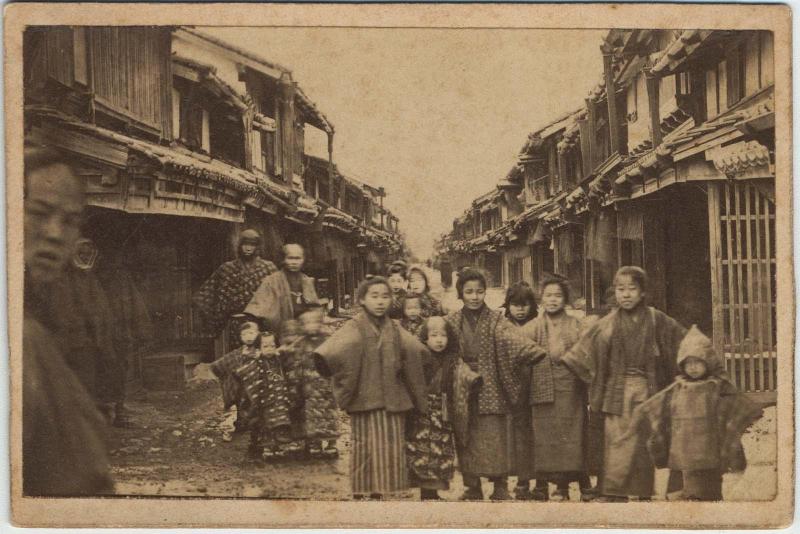 Street Scene in Hakata, Chikuzen Province