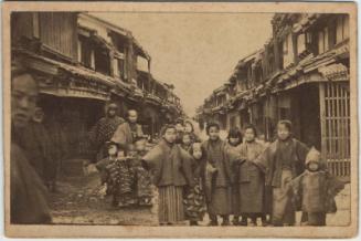 Street Scene in Hakata, Chikuzen Province