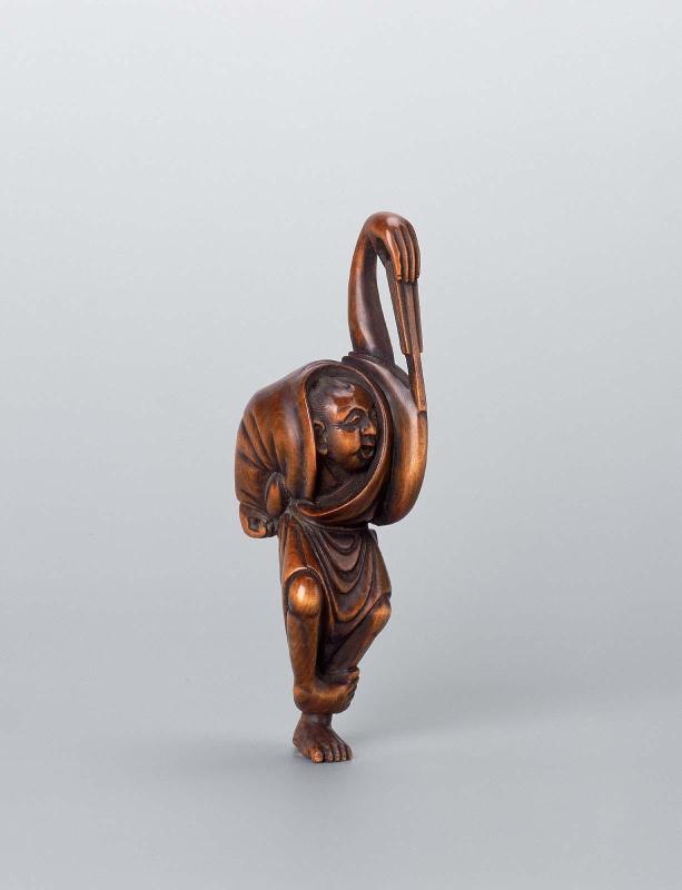 Dancer Imitating a Crane