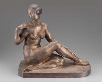 Figure of a seated woman