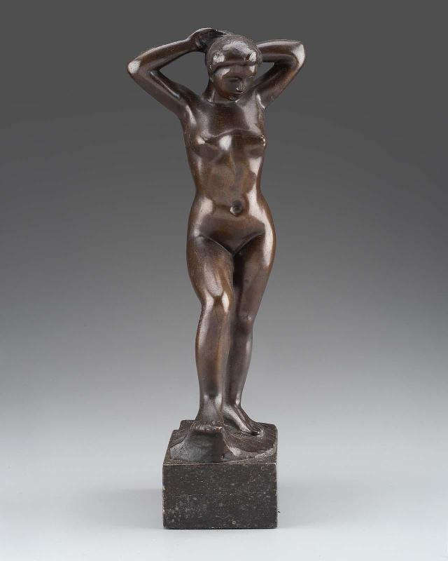 Female Nude with Arms Raised