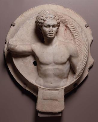 Relief depicting a victorious athlete