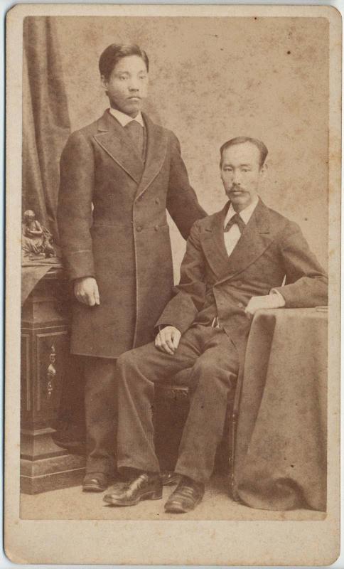 Portrait of Kurino Shinichiro and Kuroda Nagatomo