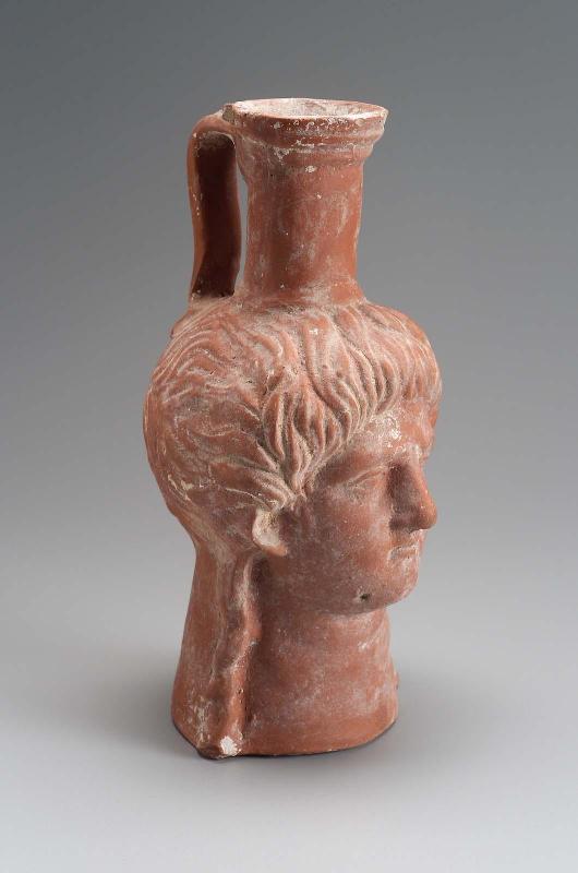 Jug in the form of the head of a youth