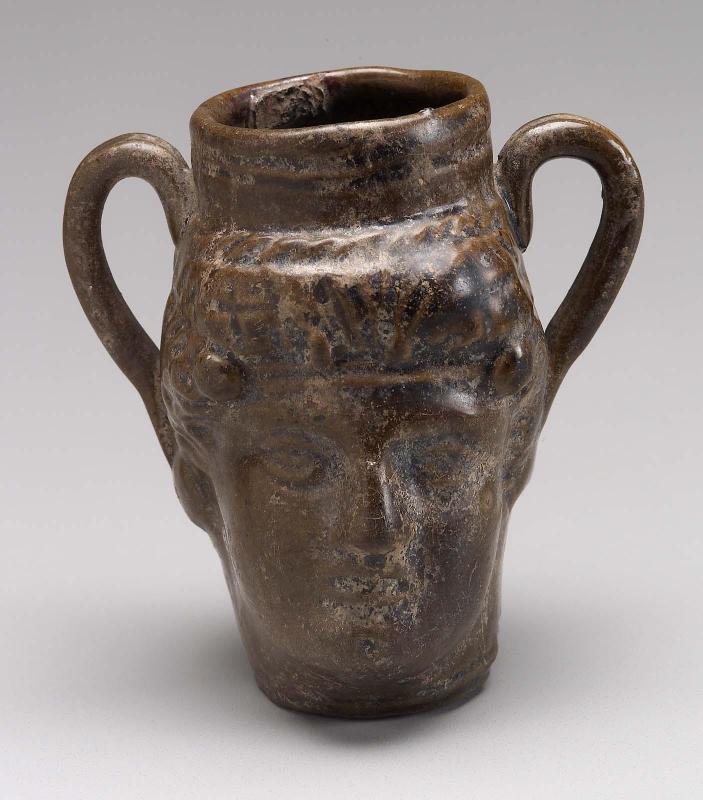 Drinking cup (kantharos) in the form of a head