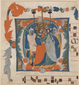 The Betrayal (Cutting from a Gradual or Antiphonary)