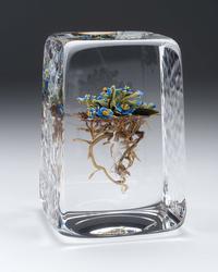 Forget Me Not with Root Spirit Block Botanical F46