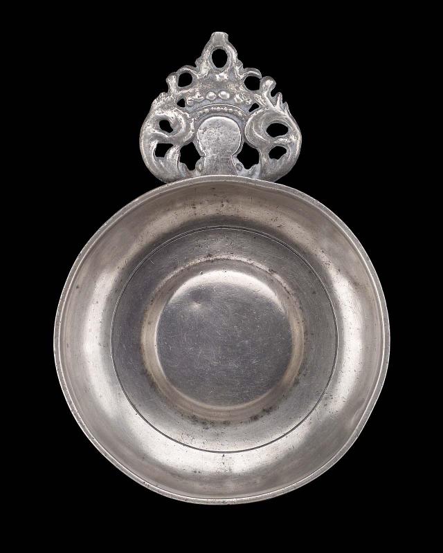 Porringer, crown handle