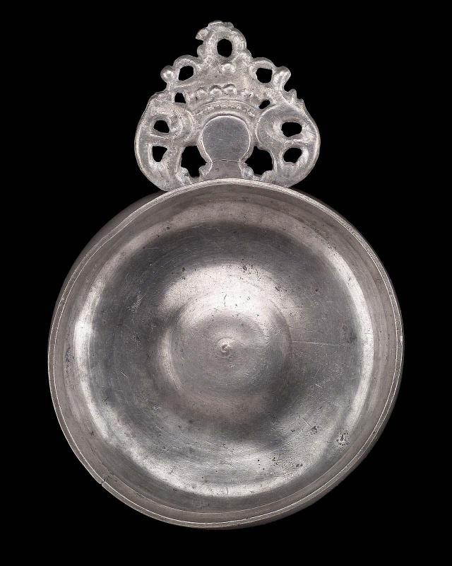 Porringer, crown handle