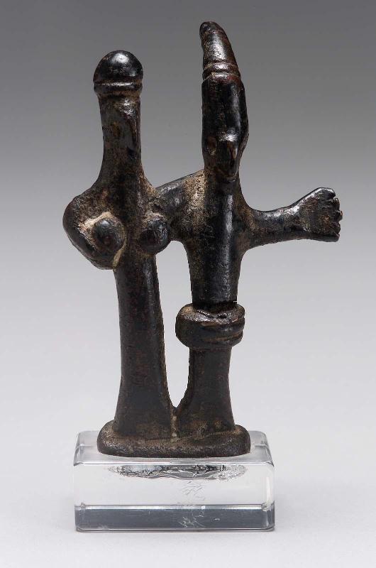 Pair of figures, probably Zeus and Hera