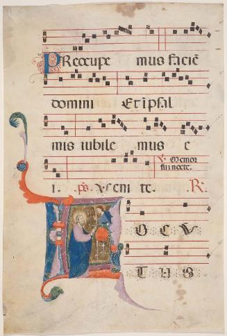 Leaf from an Antiphonary