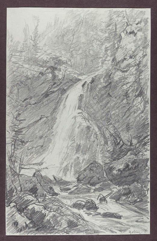 Landscape with a Waterfall