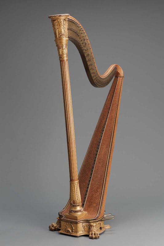 Pedal harp