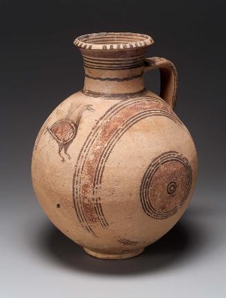 Barrel-shaped jug