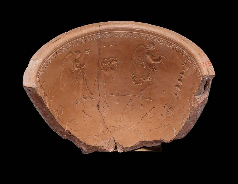 Fragment of mold of bowl