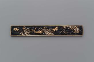 Kozuka with design of insects and autumn grasses