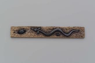 Kozuka with design of eel and clamshells