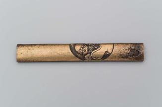 Kozuka with design of Daruma