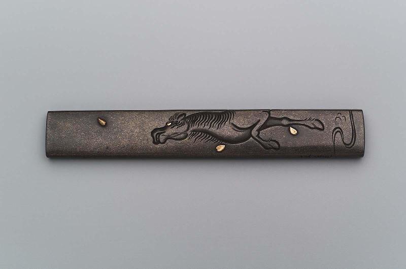 Kozuka with design of a horse