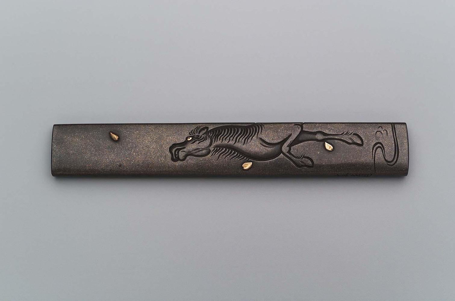 Kozuka with design of a horse