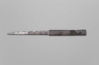 Kozuka with design of Daikoku and a rat