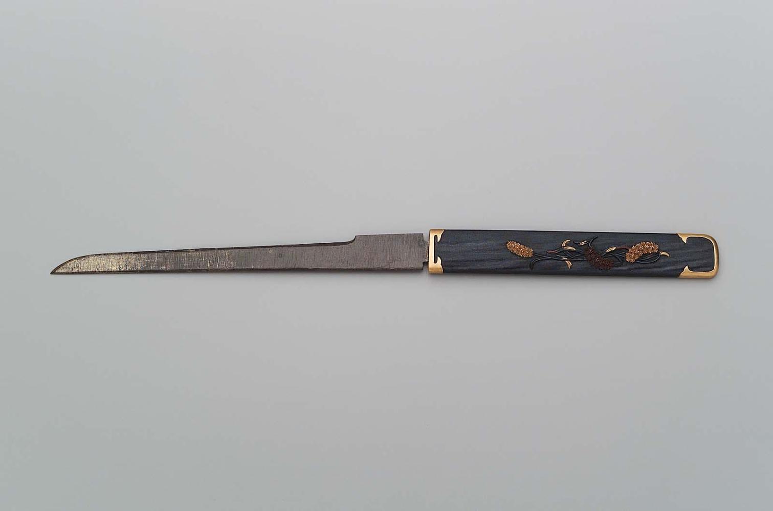 Kozuka with design of millet-heads