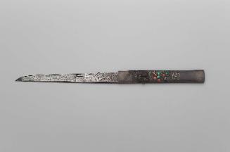 Kozuka with design of grapevine