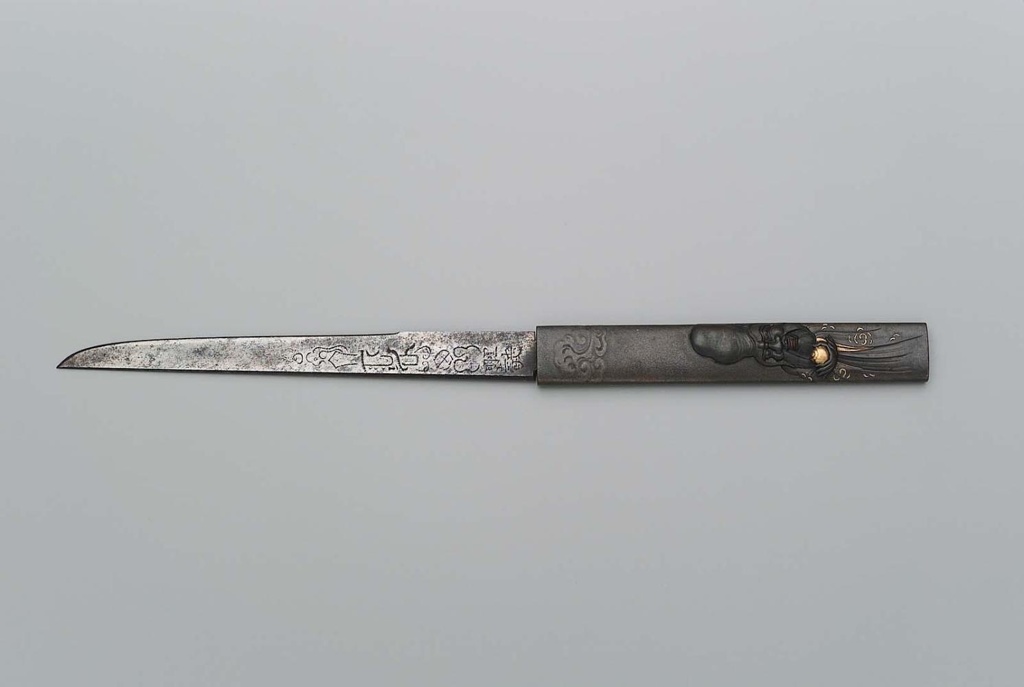 Kozuka with design of Fukurokuju