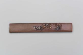 Kozuka with design of a flowering branch