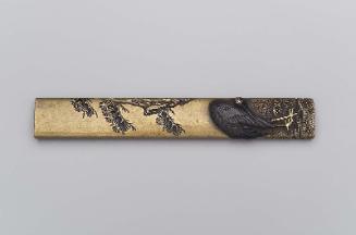 Kozuka with design of crane and pine