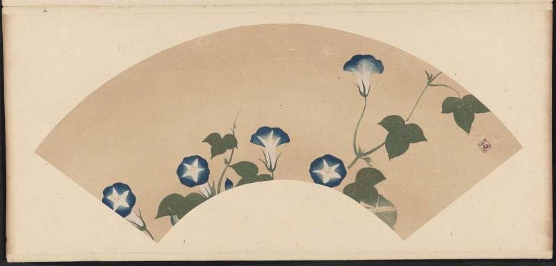 Album of Fan Paintings by Korin (Korin senmen gajo)