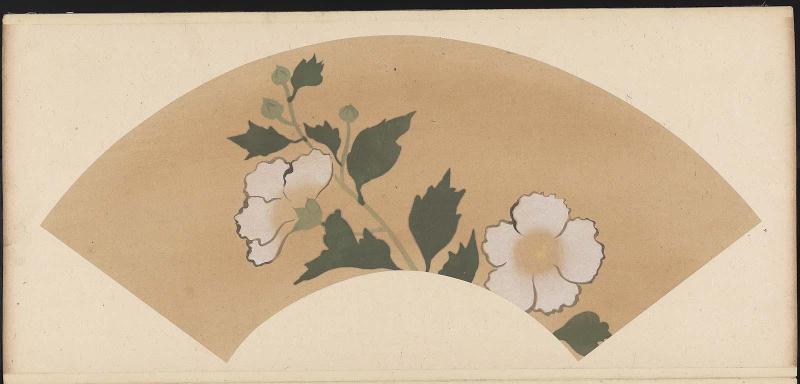 Album of Fan Paintings by Korin (Korin senmen gajo)