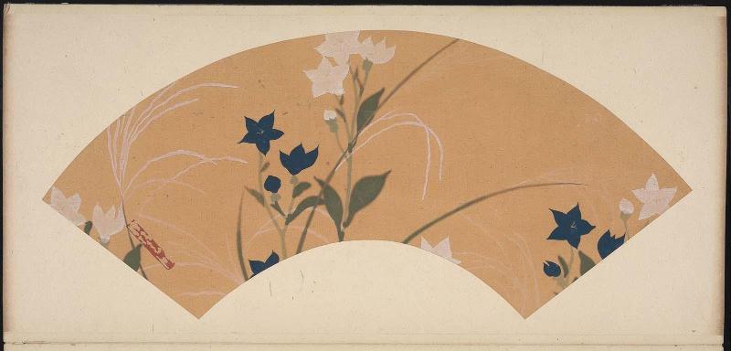 Album of Fan Paintings by Korin (Korin senmen gajo)