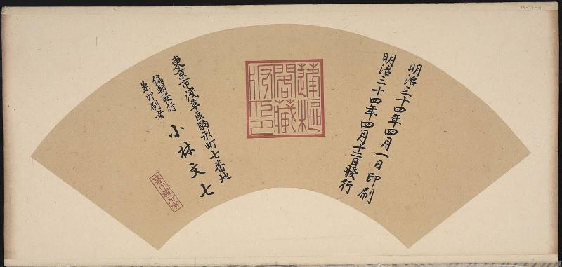 Album of Fan Paintings by Korin (Korin senmen gajo)