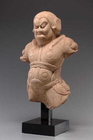 Sculpture of a guardian king