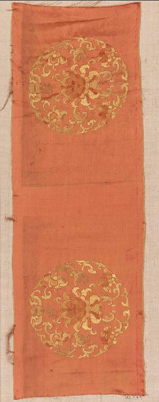 Silk panel (one of a pair)