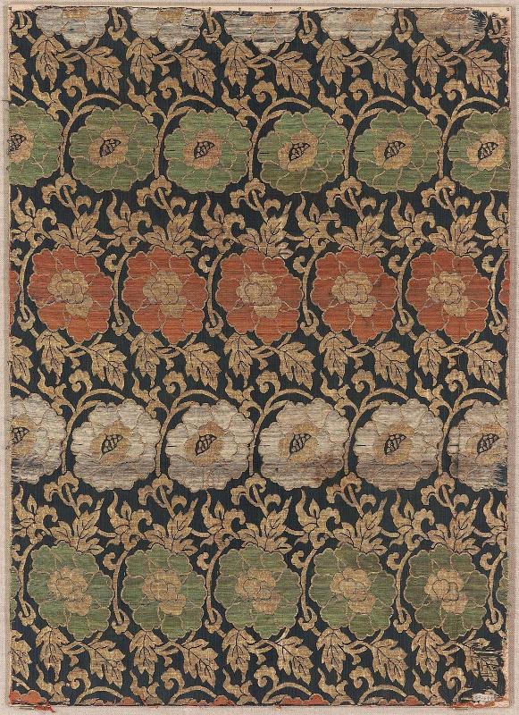 Fragment of Buddhist textile (uchishiki)