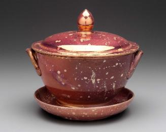 Covered Bowl and Saucer