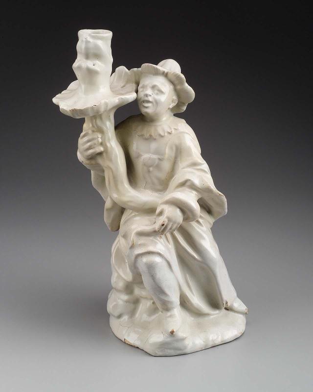Candleholder in the form of a Chinese man