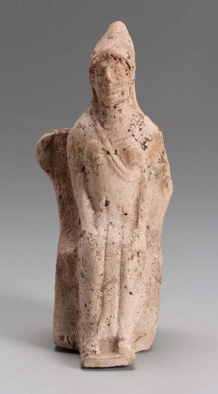 Figurine of Aphrodite seated on a throne