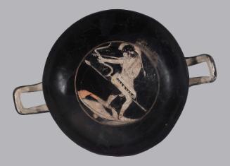 Drinking cup (kylix) depicting an archer