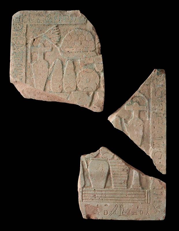 Fragments of an offering table
