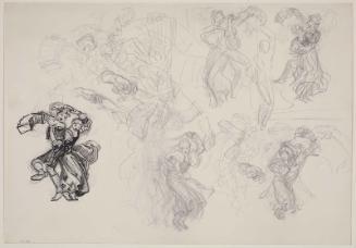 Sketch of Dancing Figures
